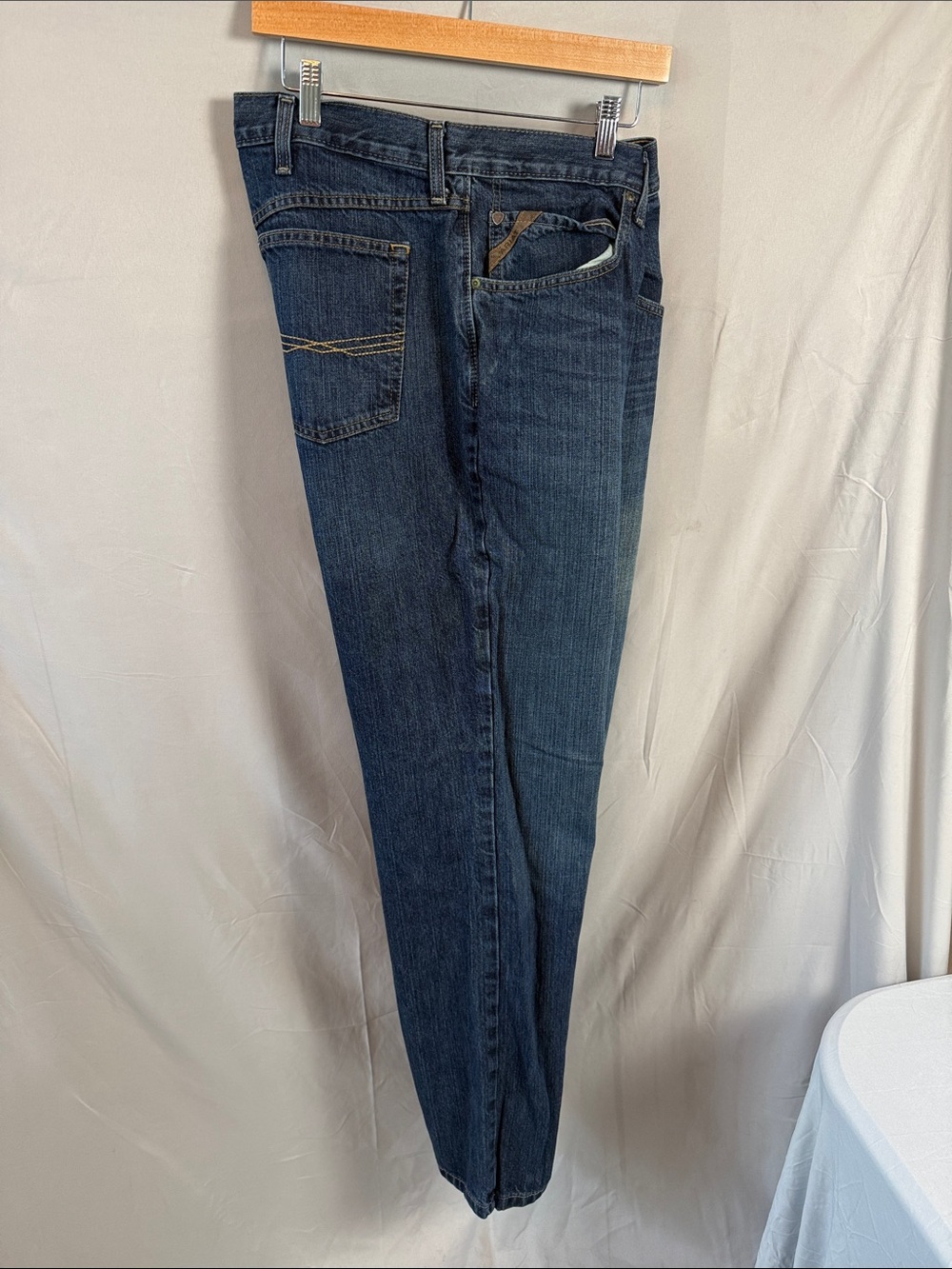 Ariat Men's Straight-Leg Dark Wash Jeans